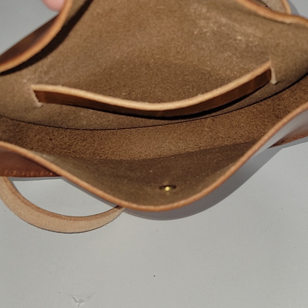 Tree Fairfax Brown Leather Half-Moon Belted Waist Bag - Picture 8 of 11